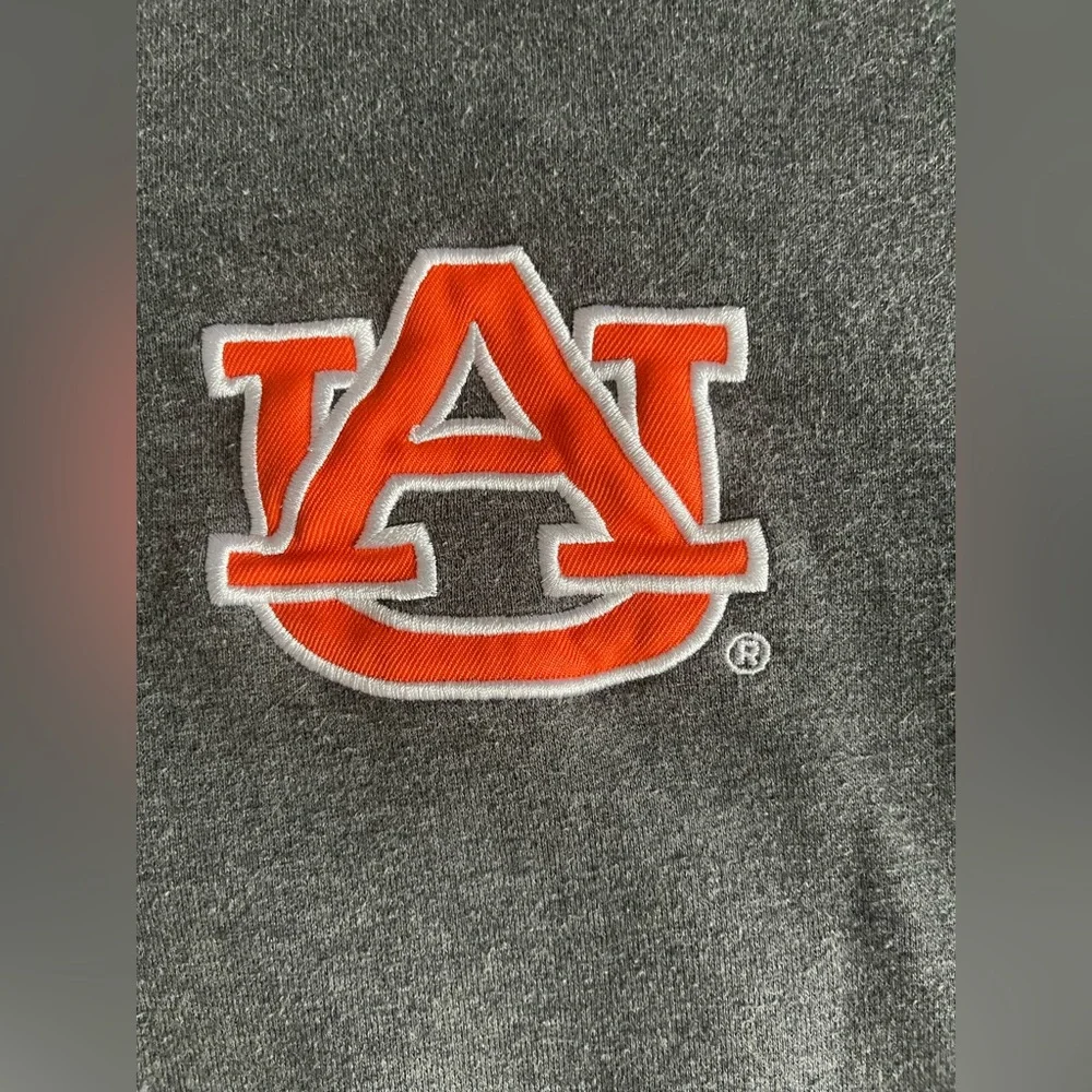 STADIUM ATHLETICS Pullover Woman’s Gray Auburn Tigers Football 1/4 Zip Size M